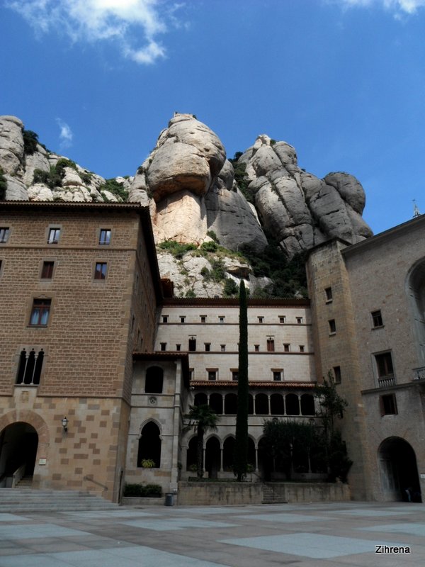 The crags above Montserrat