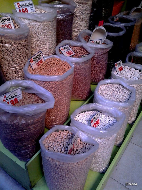 Beans at the market